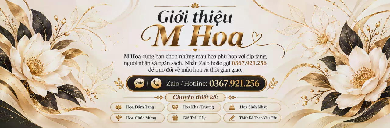 Ảnh bìa Shop hoa tươi Xã Chấn Hưng Hải Phòng - Một món hoa, nhiều điều muốn nói